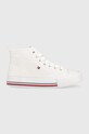 Detské tenisky Tommy Hilfiger textilný biela T3A9.32679.35.39