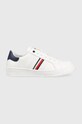Tommy Hilfiger sneakersy dziecięce imitacja skóry licowej biały T3X9.32849