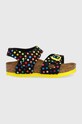 Birkenstock sandały dziecięce imitacja zamszu multicolor 1023611