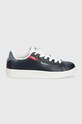 Pepe Jeans scarpe da ginnastica per bambini pelle fiore blu navy PBS30545