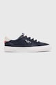 Pepe Jeans scarpe da ginnastica per bambini finta pelle fiore blu navy PBS30547