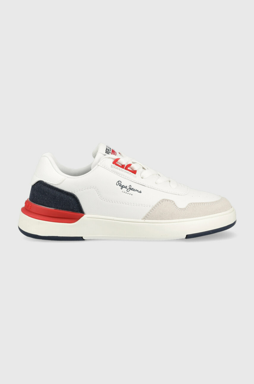 biały Pepe Jeans sneakersy dziecięce Baxter Boy Basket Dziecięcy