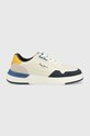 Pepe Jeans sneakersy dziecięce Baxter Boy Basket imitacja skóry licowej beżowy PBS30563