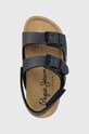 Dětské sandály Pepe Jeans Bio Double námořnická modř PBS90056