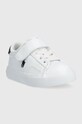 Polo Ralph Lauren sneakers pentru copii RF104104.19.26 alb SS23