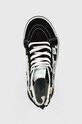 Dětské tenisky Vans UY SK8 Hi Zip MELT MDRED černá VN0005VSBML1