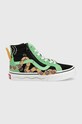 Vans trampki dziecięce SK8 Hi Reissue Side Zip S MINIM tekstylny czarny VN0007P32031