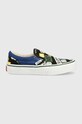 Vans tenisówki dziecięce Classic Slip On VR3 HPPY DKPRP slip on niebieski VN0007Q1BMV1