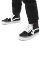 μαύρο Παιδικά πάνινα παπούτσια Vans UY SK8 Hi BLACK/TRUE WHIT Παιδικά