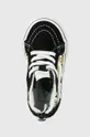 μαύρο Παιδικά πάνινα παπούτσια Vans TD SK8 Hi Zip MELT BLACK