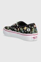 Chłopiec Vans tenisówki dziecięce UY Authentic FLRL BLACK VN0A3UIVBLK1 czarny