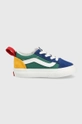 multicolor Vans tenisówki dziecięce TD Old Skool Elastic Lace VNYC MBLUE Dziecięcy