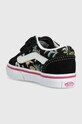 CHLAPEC Dětské tenisky Vans TD Old Skool V FLRL BLACK VN0A4VJJBM81 černá