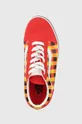 κόκκινο Παιδικά πάνινα παπούτσια Vans JN Old Skool GLOW MULTI