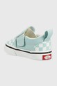 Chłopiec Vans tenisówki dziecięce TD Slip On V CTHR CHBD MBLUE VN0A5EFKH7O1 turkusowy