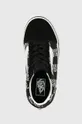 μαύρο Παιδικά πάνινα παπούτσια Vans UY Old Skool ZEBR BLACK