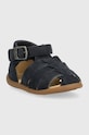 Pom D'api sandale din piele intoarsa pentru copii O1AJAS04R1.18.23 bleumarin SS23