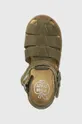 zelená Detské semišové sandále Pom D'api