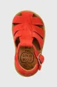 rdeča Otroški sandali iz semiša Pom D'api
