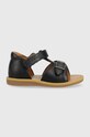 Pom D'api sandale din piele pentru copii Planet friendly bleumarin O1CLAA04R1.19.23