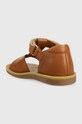 Dječaci Dječje kožne sandale Pom D'api O1CLAA04R2.24.27 smeđa