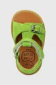 зелёный Детские кожаные сандалии Reebok Classic