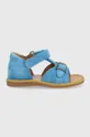 modrá Detské semišové sandále Pom D'api Detský