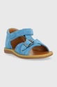 Pom D'api sandale din piele intoarsa pentru copii O1CLAE0405.19.23 albastru SS23