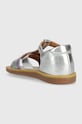 Băieți Pom D'api sandale din piele pentru copii O1CRAM0401.24.27 argintiu