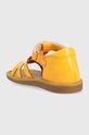 CHLAPEC Dětské kožené sandály Pom D'api O1CZAG0403.24.27 oranžová