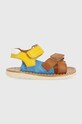 Pom D'api sandale din piele pentru copii Planet friendly multicolor O1EBBZ0401.19.23