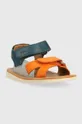 Detské kožené sandále Pom D'api viacfarebná