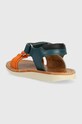 CHLAPEC Dětské kožené sandály Pom D'api O1EBCK0403.24.27 vícebarevná