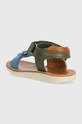 Băieți Pom D'api sandale din piele pentru copii O1EBDE0405.24.27 multicolor