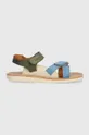 viacfarebná Detské kožené sandále Pom D'api Detský