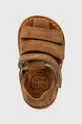 коричневий Дитячі замшеві сандалі Pom D'api