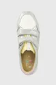 срібний Дитячі шкіряні кросівки Shoo Pom
