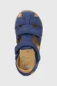 plava Dječje sandale od brušene kože Shoo Pom