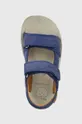 modrá Detské semišové sandále Shoo Pom