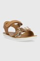 Shoo Pom sandale din piele pentru copii O4PTAA0401.25.27 maro SS23
