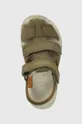 zelená Detské semišové sandále Shoo Pom