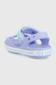 Chłopiec Crocs sandały dziecięce CROCS CROCBAND SANDAL 12856.PPYX.CROCS.CROCBA fioletowy