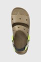 Crocs klapki dziecięce CLASSIC ALL-TERRAIN SANDAL brązowy 207707.CROCS.CLASSIC.AL