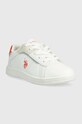 Παιδικά αθλητικά παπούτσια U.S. Polo Assn. ECROK006 λευκό SS23