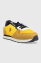 U.S. Polo Assn. sneakersy dziecięce jasny żółty
