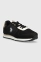 Παιδικά αθλητικά παπούτσια U.S. Polo Assn. NOBIK008 μαύρο SS23