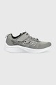 Παιδικά αθλητικά παπούτσια Skechers Microspec Texlor απομίμηση λείου δέρματος γκρί 403770L.PPYX
