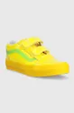 Παιδικά πάνινα παπούτσια Vans UY Old Skool V HARB CHBD κίτρινο
