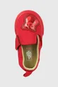 κόκκινο Παιδικά πάνινα παπούτσια Vans Slip-On V HARIBO HARB GOLD
