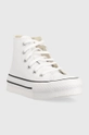 Детские кожаные кеды Converse CON OBUWIE A01016C EVA LIFT белый